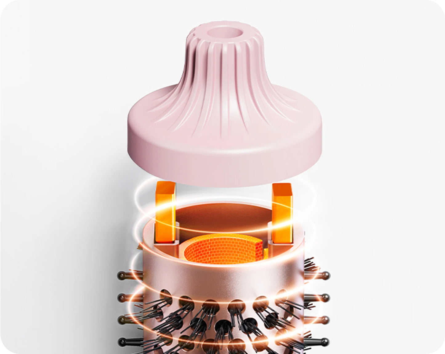 Cepillo Térmico Iónico Wavytalk Blowout Boost de 1 1/2 Pulgadas con Pantalla LED, 300℉-420℉ para Diferentes Tipos de Cabello, Voltaje Universal 120-240V