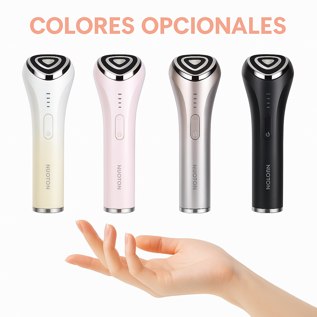 Notime-masajeador Facial Ems para terapia de luz Led, instrumento de belleza para el cuidado de la piel, antienvejecimiento, masajeador Facial