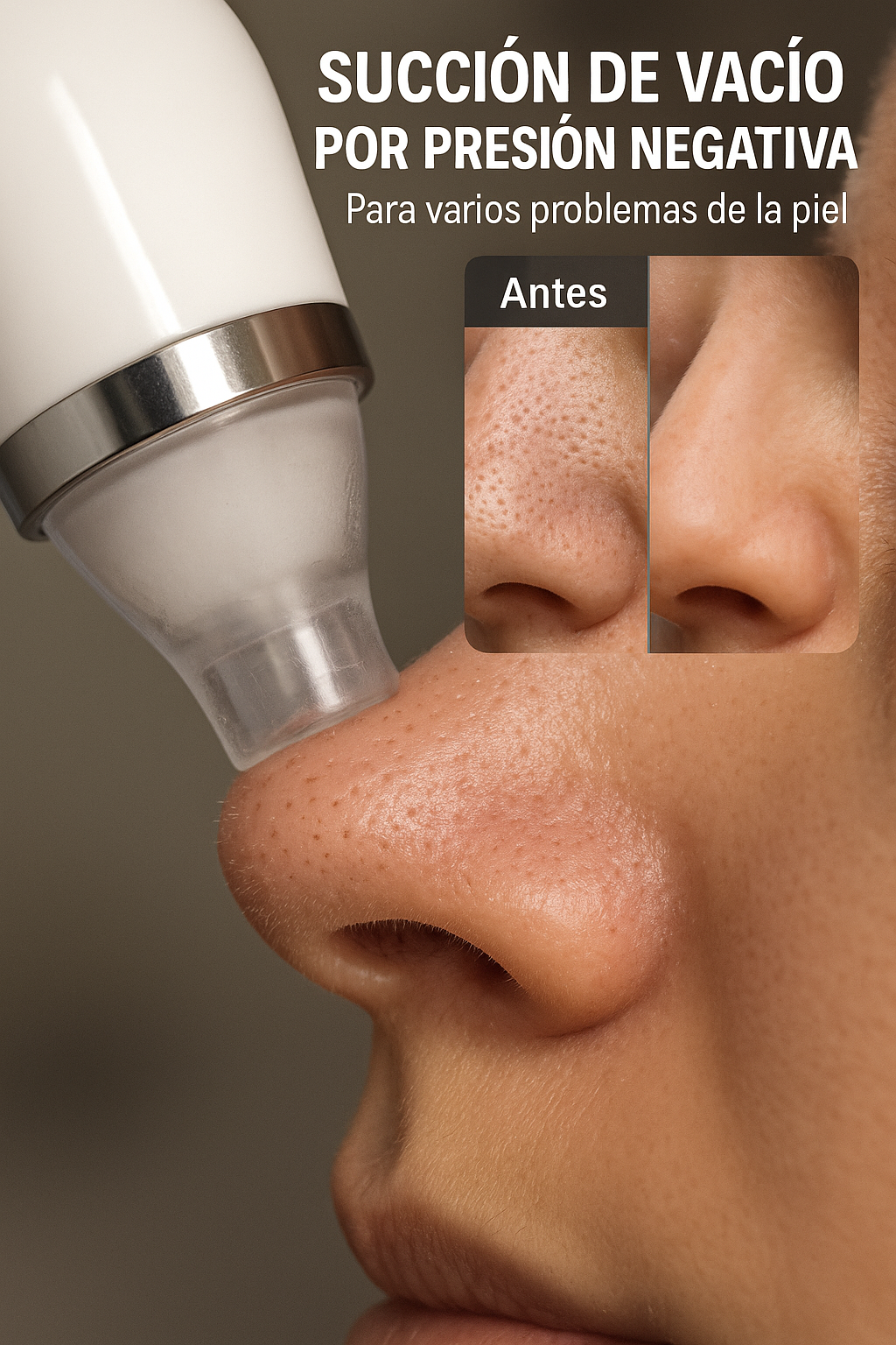 Limpiador de poros faciales HD Visual para el hogar con cámara 3 modos de ajuste para limpieza profunda Removedor de espinillas al vacío