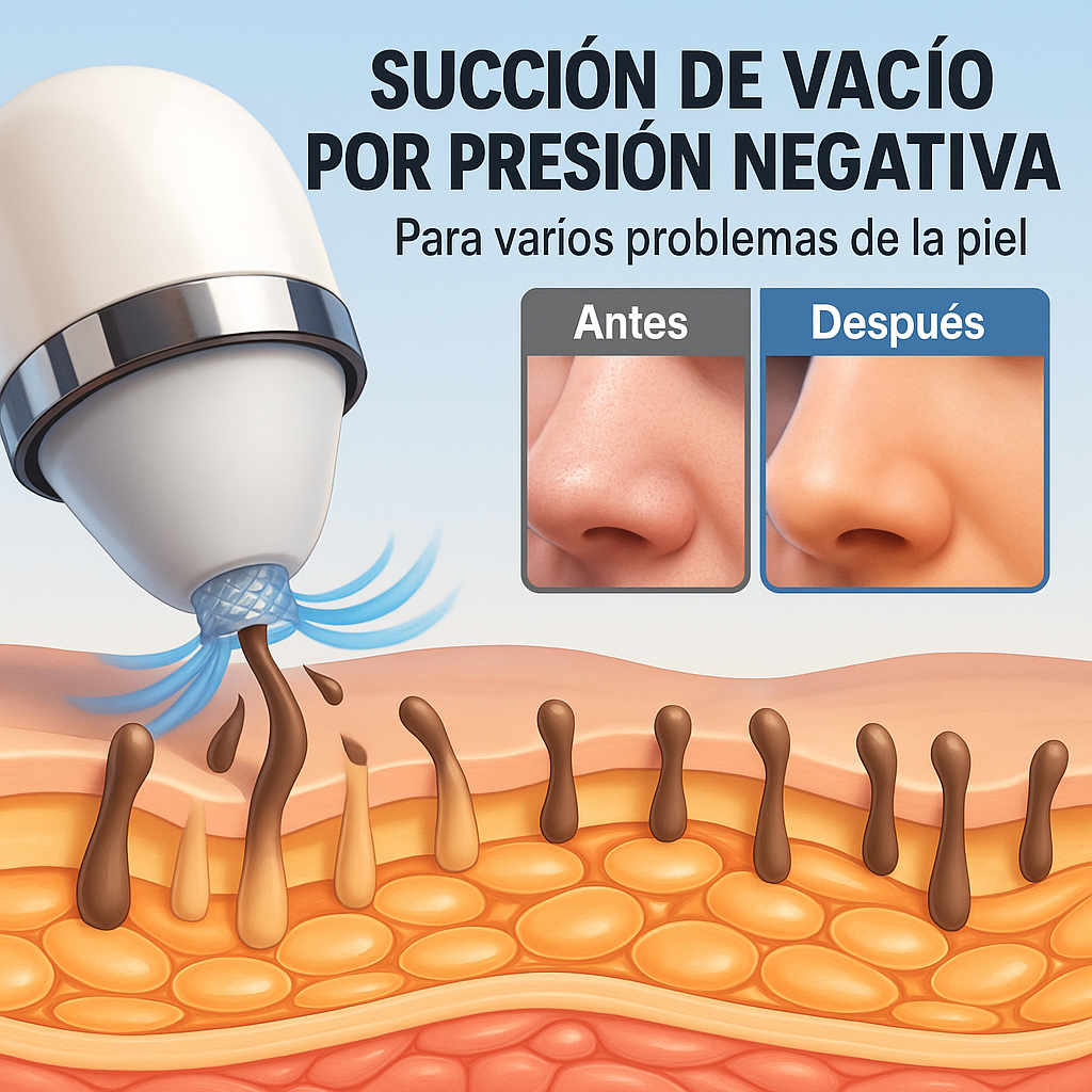 Limpiador de poros faciales HD Visual para el hogar con cámara 3 modos de ajuste para limpieza profunda Removedor de espinillas al vacío