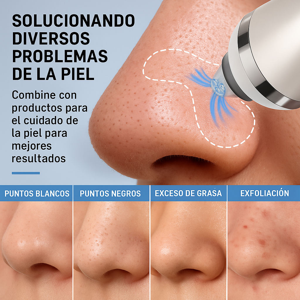 Limpiador de poros faciales HD Visual para el hogar con cámara 3 modos de ajuste para limpieza profunda Removedor de espinillas al vacío