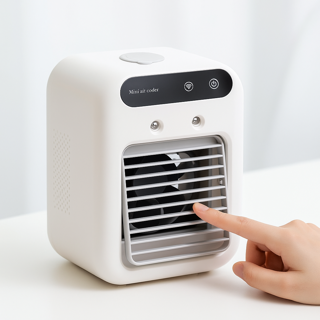 Ventilador de Aire Acondicionado Eléctrico Portátil USB Mini
