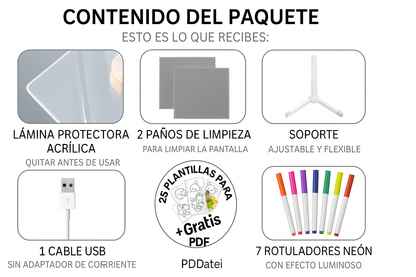 Tablero  LED para niños