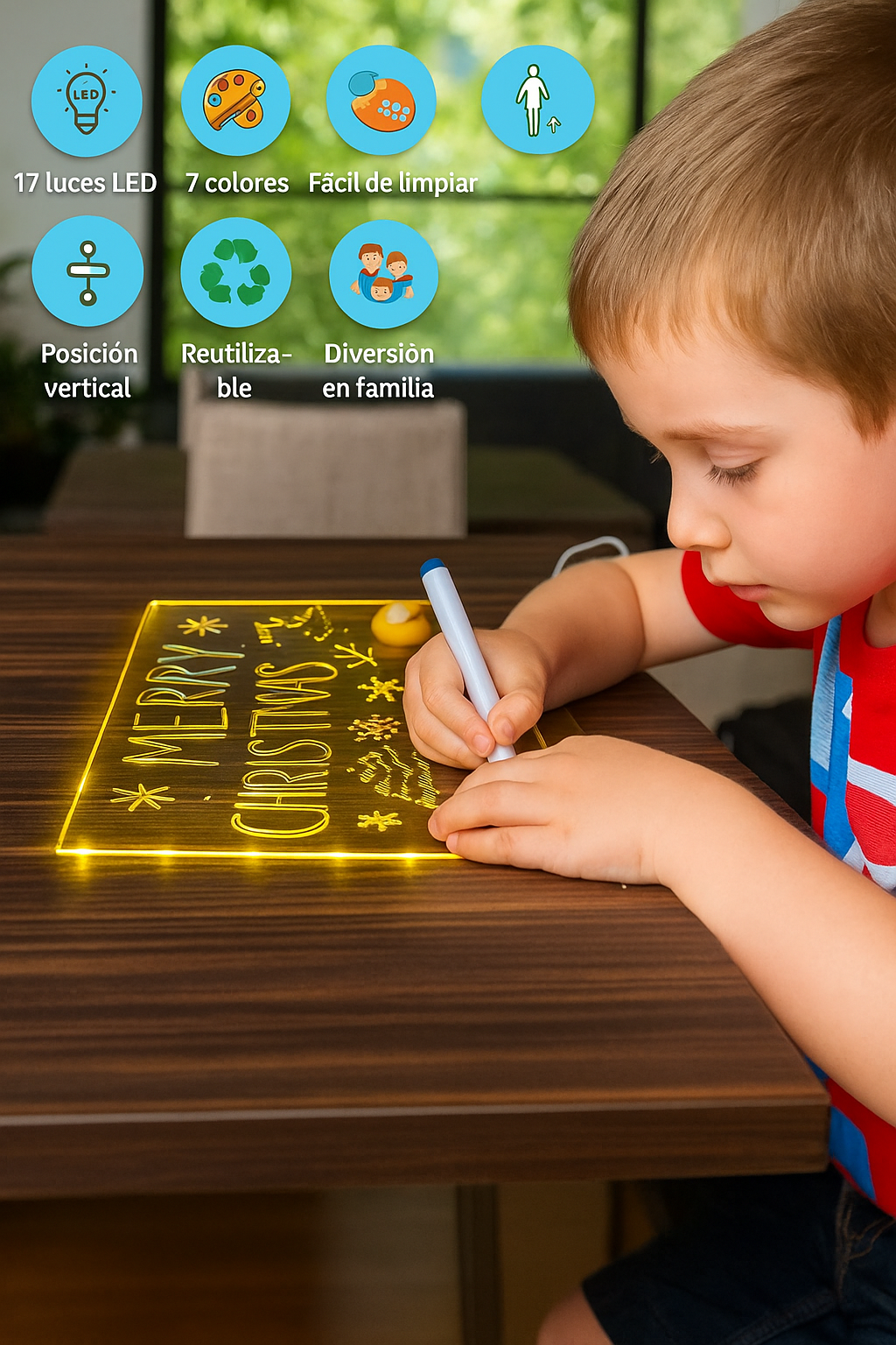Tablero  LED para niños