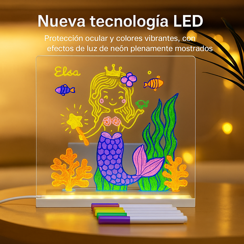 Tablero  LED para niños