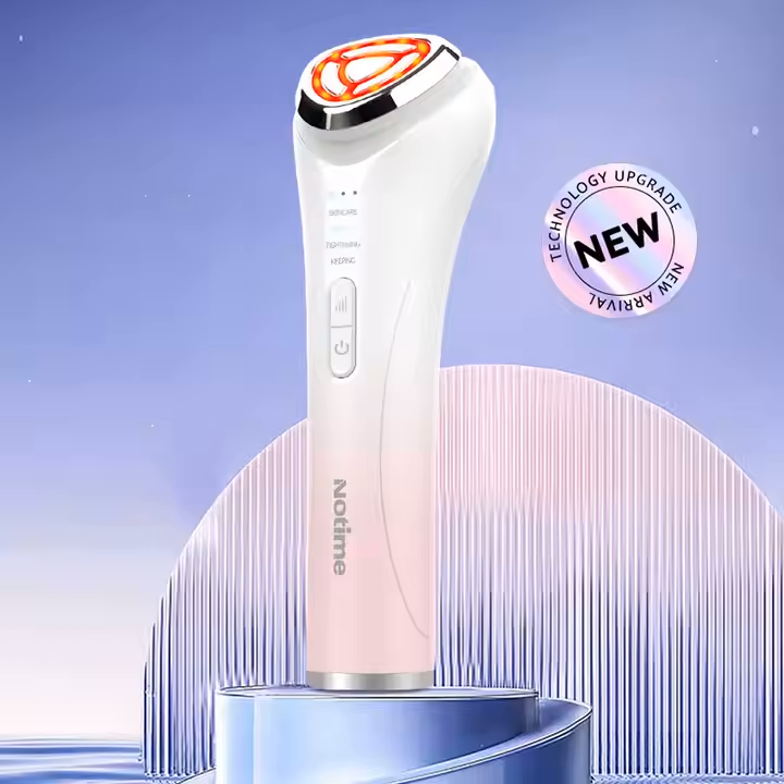 Notime-masajeador Facial Ems para terapia de luz Led, instrumento de belleza para el cuidado de la piel, antienvejecimiento, masajeador Facial